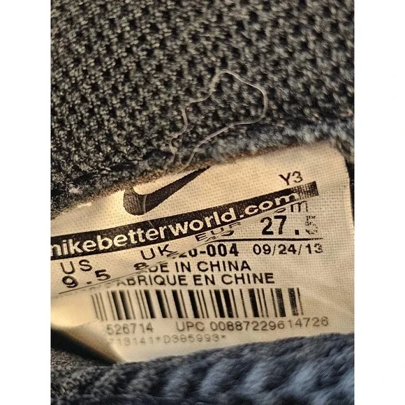 Nike Air Foamposite One Premium Metallic Silver Volt 575420 004 Sz 9.5 - Picture 7 of 7